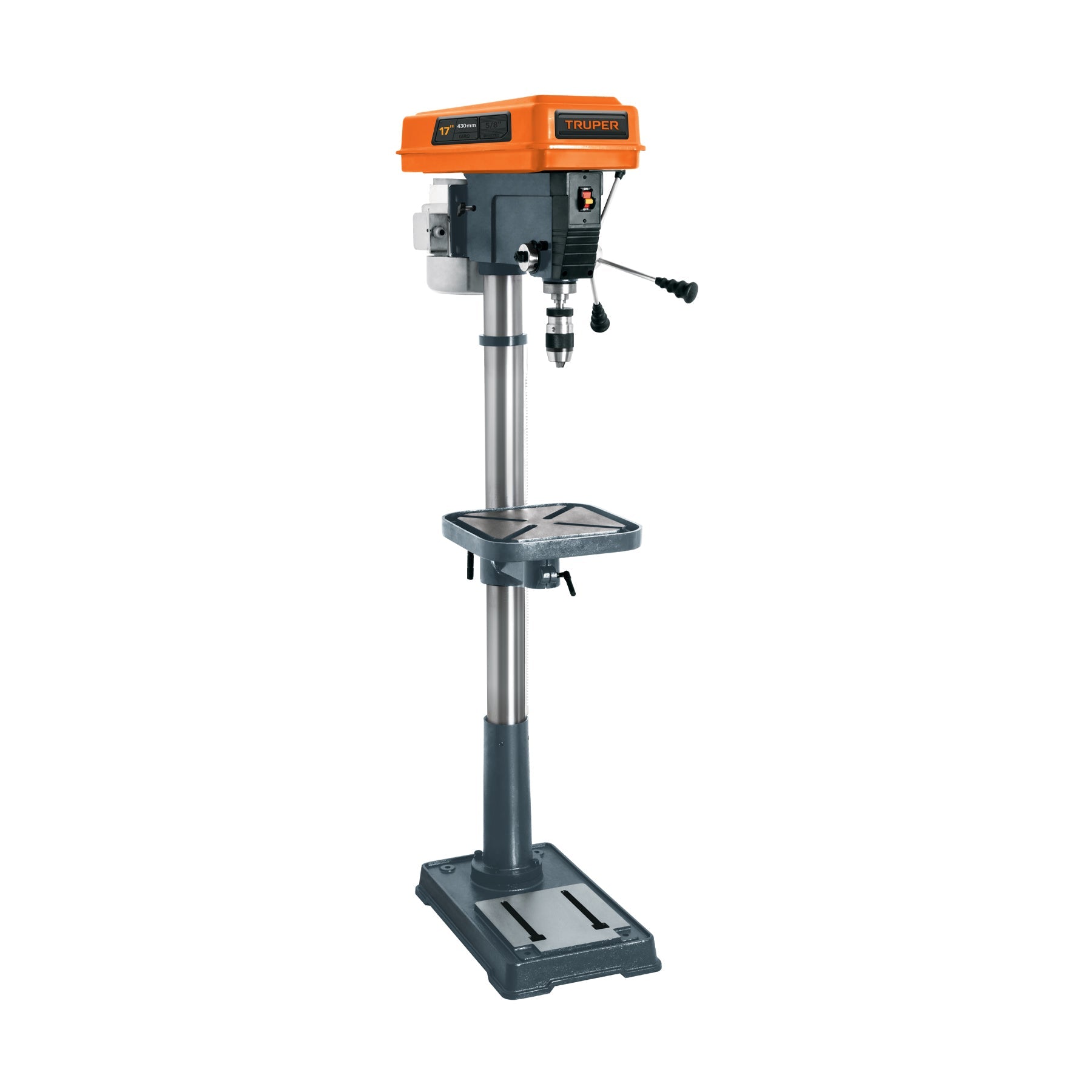 Taladro de piso 17', 1-1/2 HP (1200 W), broquero 5/8',Truper