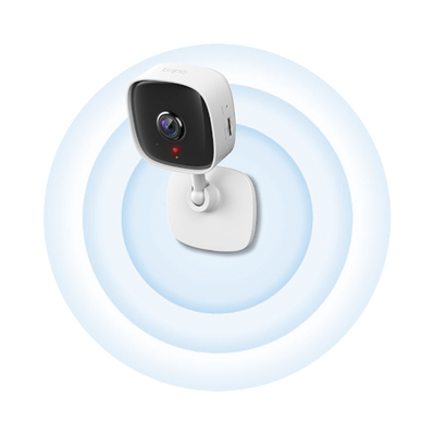 TP-LINK - Cámara IP Wi-Fi para hogar, 2 megapixel, audio doble vía, visión nocturna, notificación Push, acepta memoria Micro SD de para grabación.