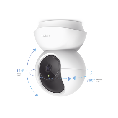 TP-LINK - Cámara IP Wi-Fi para Hogar / Resolución 2 MP / Audio Doble Vía / Visión nocturna / Notificación Push / Google Assistant y Amazon Alexa
