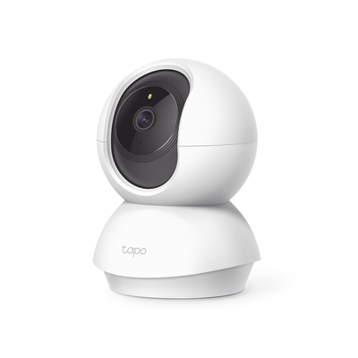 TP-LINK - Cámara IP Wi-Fi para hogar, 3 megapixel, audio doble vía, visión nocturna, notificación Push, acepta memoria Micro SD de para grabación.