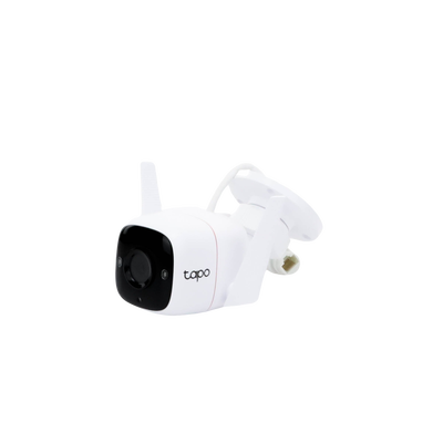 TP-LINK - Cámara IP Wi-Fi para exterior, 3 megapixel, audio doble vía, visión nocturna, notificación Push, acepta memoria Micro SD de para grabación.