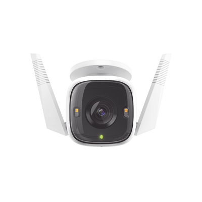 TP-LINK - Cámara IP 4 Megapixel (2K) / Lente 3.18 mm / Wi-Fi / 30 mts IR / Exterior IP66 / Audio Bidireccional / Micro SD  hasta 256 GB / Compatible con Google y Alexa