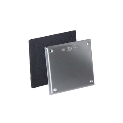 RAWELT - Tapa cuadrada ciega de aluminio con PVC Uretano