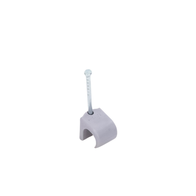THORSMAN - Grapa para cable redondo de 10mm color gris (100pzs) (3104-00100)