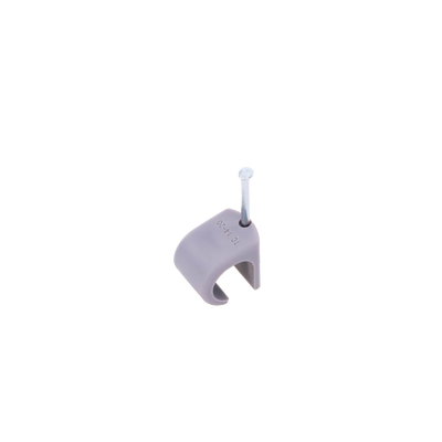 THORSMAN - Grapa para cable redondo de 14mm color gris (100pzs) (3105-00100)