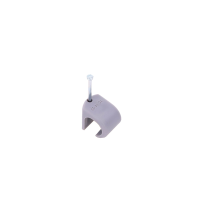 THORSMAN - Grapa para cable redondo de 14mm color gris (100pzs) (3105-00100)