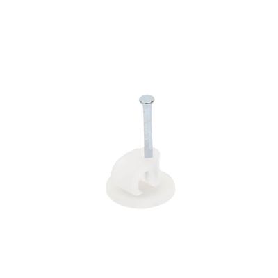 THORSMAN - Grapa para cable redondo de 7mm color transparente (100pzs) (3103-00100)
