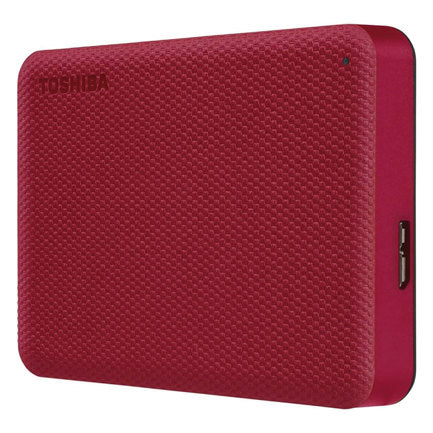 TOSHIBA - Disco Duro Externo Toshiba Canvio Advance V10 4TB 2.5" USB 3.2 Gen 1 Color Rojo para Windows/Mac