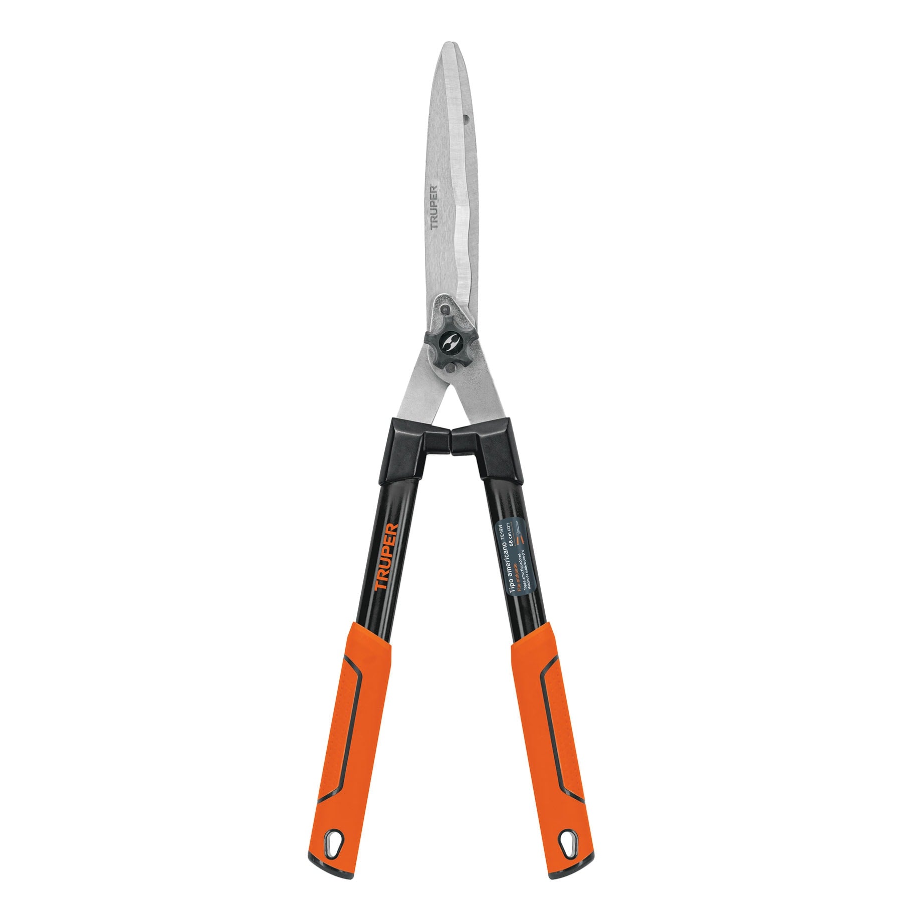 Tijera poda 60 cm filo ondulado mango ovalado acero c/grip