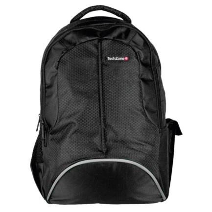 TECHZONE - Mochila TechZone Sport 15.6" Con Tirantes Acojinados De Alta Resistencia Color Negro
