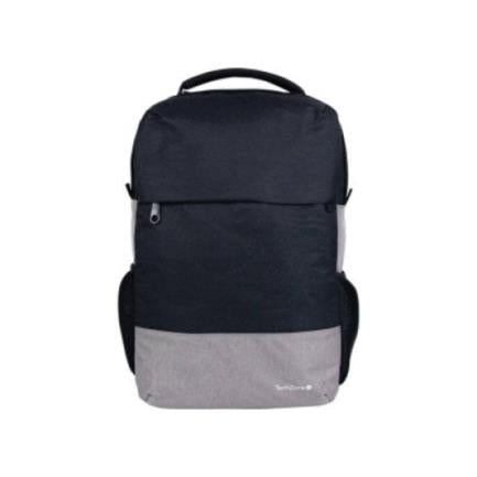 TECHZONE - Backpack TechZone Strong Grey Porta Laptop 15.6" Conector Usb Externo Cierres Metalicos Auto Reparables