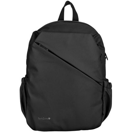 TECHZONE - Mochila TechZone Style Negra para Laptops de 16 Múltiples Compartimientos Diseño Ideal para Uso Diario