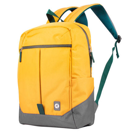 TECHZONE - Mochila TechZone Rainbow Amarilla y Funcional con Diseño Vibrante Compartimientos Acolchados para Laptop y Tablet