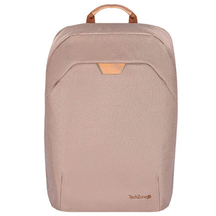 TECHZONE - Mochila TechZone Echo Hero de 15 6 de Materiales Reciclados Camel