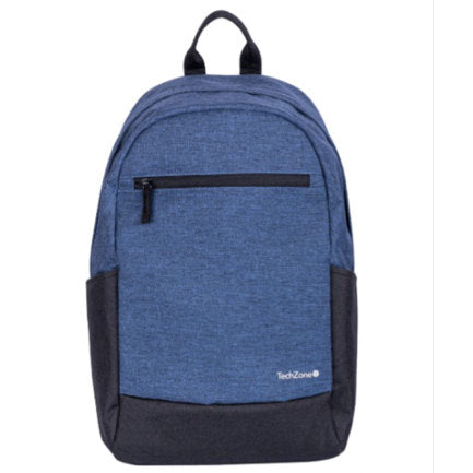TECHZONE - Mochila TechZone Easy Lite Blue con Compartimiento para Laptop de 15.6" Azul