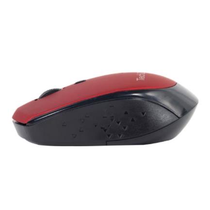 TECHZONE - Mouse Inalambrico TechZone Optico 800 a 1600dpi Ajustable 3 Botones Ambidiestro Win/MAC Color Rojo