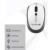 TECHZONE - Mouse Inalambrico TechZone Optico 800 a 1600 DPI Ajustable 4 Botones Ambidiestro Win/MAC Color Plata