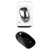 TECHZONE - Mouse inalámbrico Negro recargable  wireless TechZone