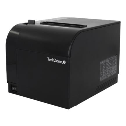 TECHZONE - Impresora Térmica TechZone TZBE301 80mm Vel 300mm/s 203dpi USB/Serial/RJ45/RJ11 Cortador Automático 1 Año Garantía