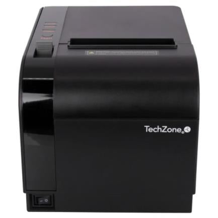 TECHZONE - Impresora Térmica TechZone TZBE301 80mm Vel 300mm/s 203dpi USB/Serial/RJ45/RJ11 Cortador Automático 1 Año Garantía