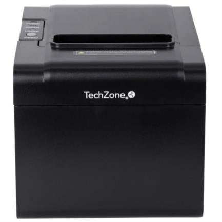 TECHZONE - Impresora Térmica TechZone TZBE102 80mm Vel 250mm/s 203dpi  USB/Serial/RJ45/RJ11 Cortador Manual 1 Año Garantía
