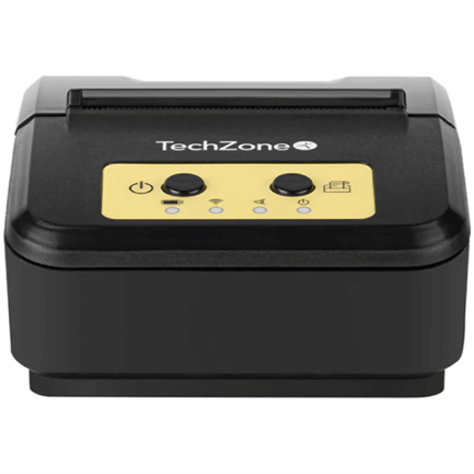 TECHZONE - Impresora Termica TechZone POS Portatil Batería Recargable 80mm/s 203dpi Interfaz USB/BT