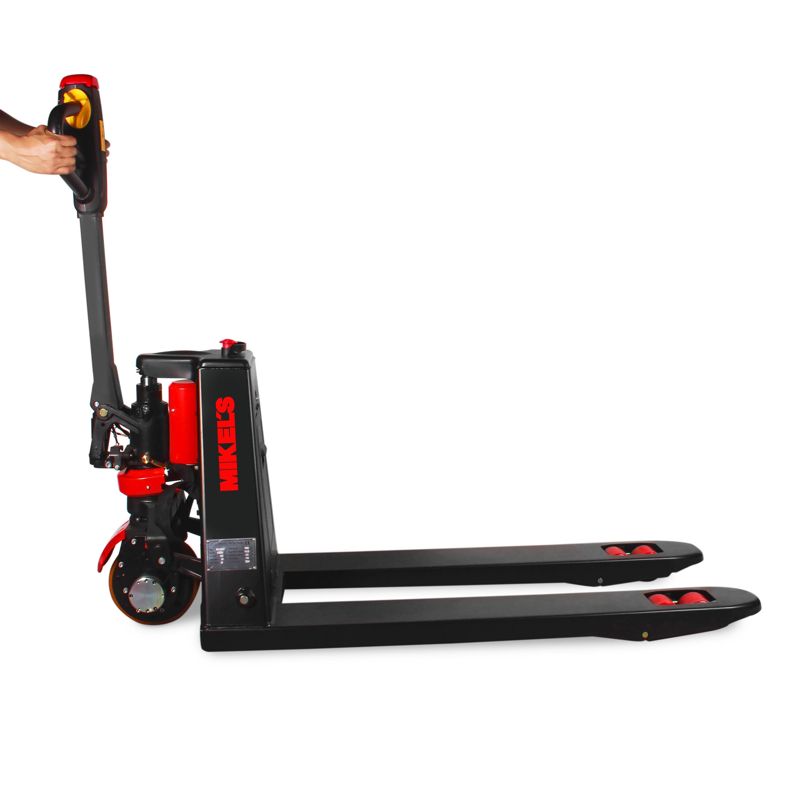 Patín hidráulico transpaleta eléctrica (1.5 ton / 24 V)