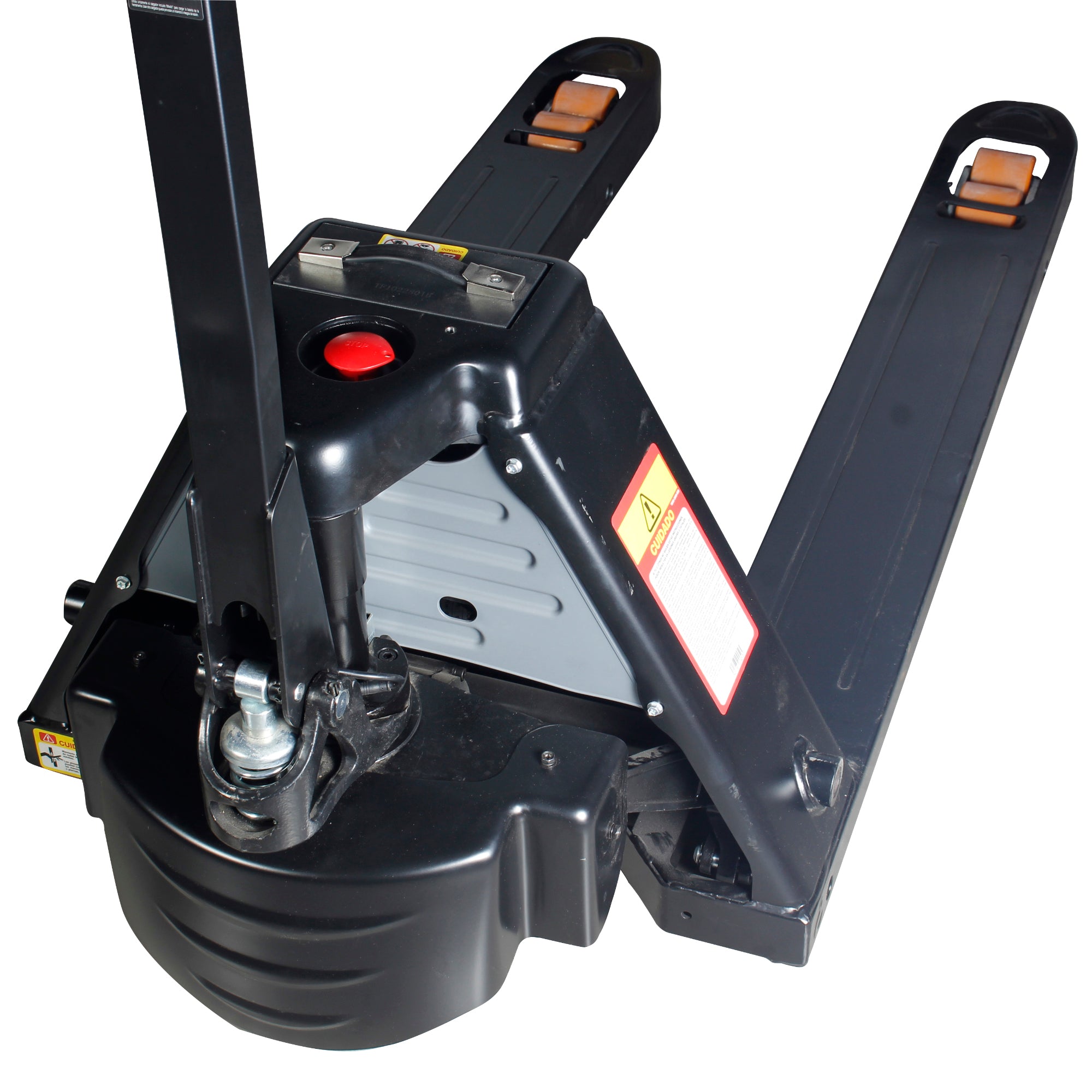 Patín hidráulico transpaleta eléctrica (2 ton / 48 V)