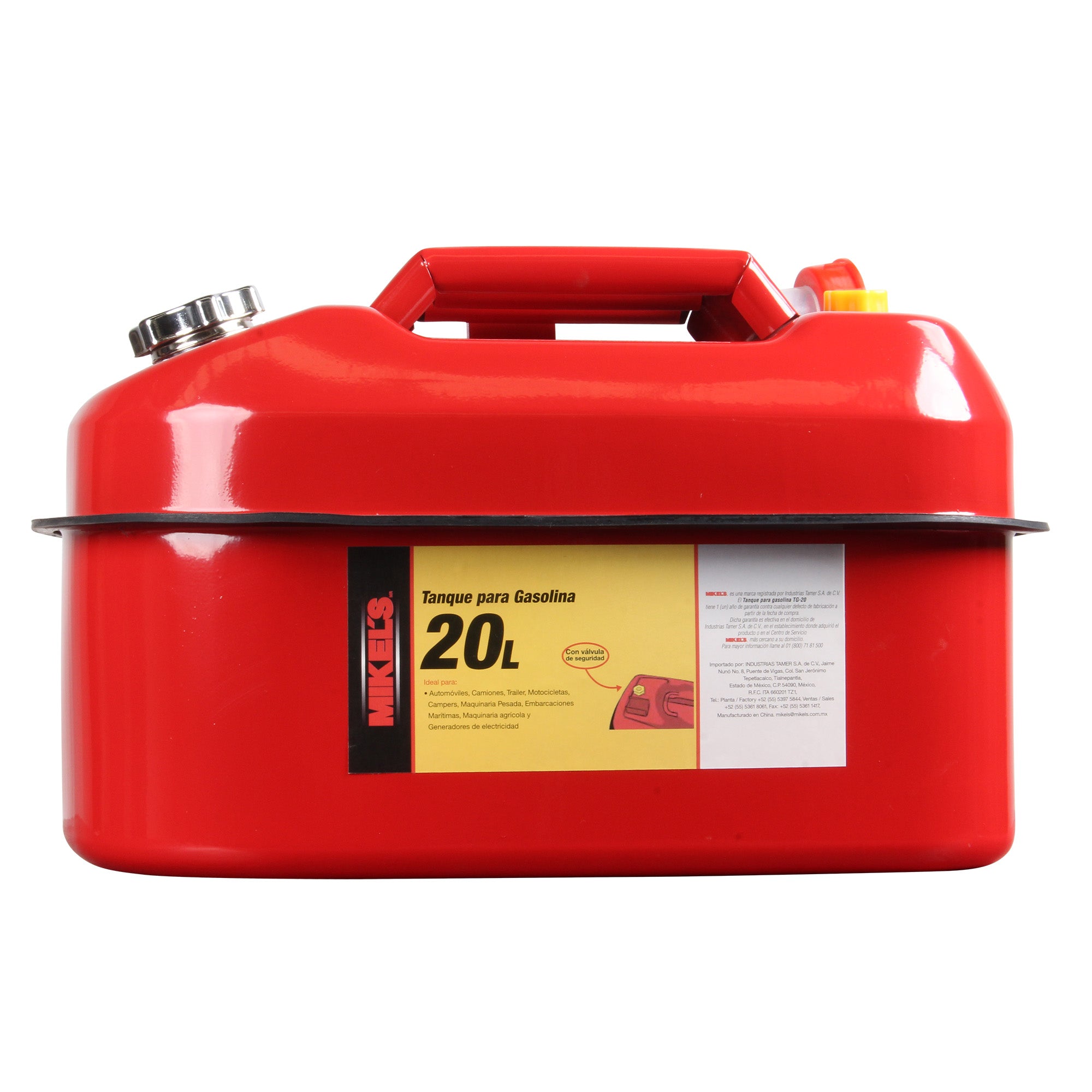 Tanque metálico para gasolina (20 lts)