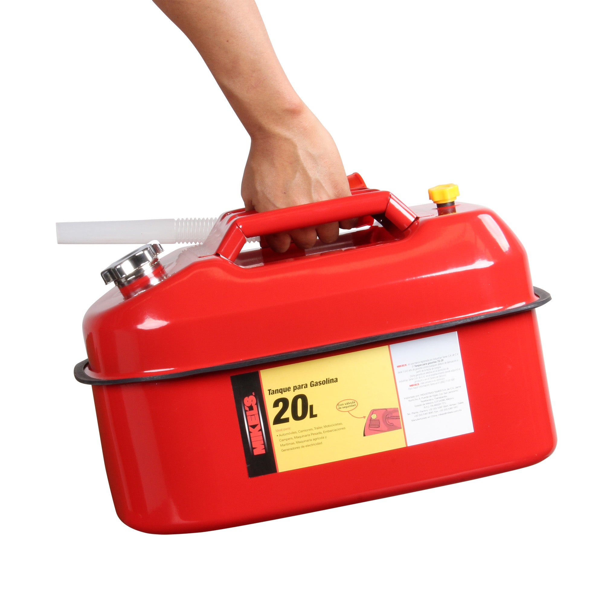 Tanque metálico para gasolina (20 lts)