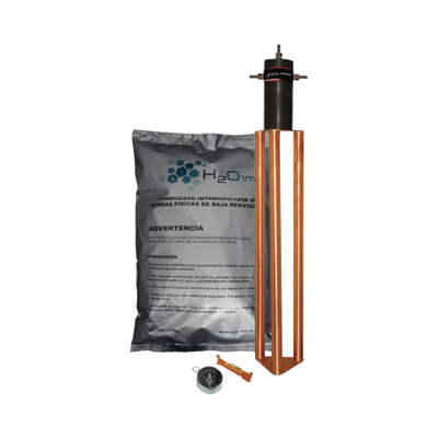 TOTAL GROUND - Electrodo para corriente máxima de 25 Amp. con Filtro y Compuesto H2Ohm.