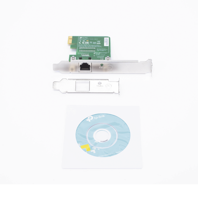 TP-LINK - Adaptador de Red PCI Express Gigabi / interfaz PCI de 32-bit / Activación remota mediante WOL