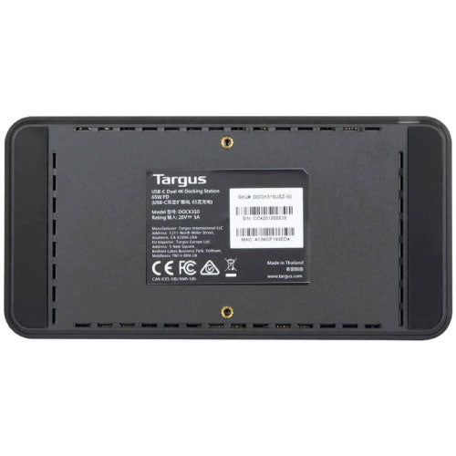 TARGUS - Docking Targus DV4K Universal 65W USB-C