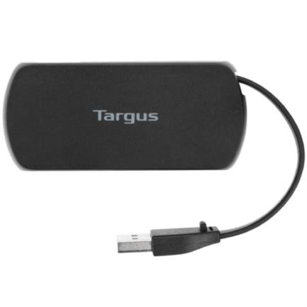 TARGUS - Concentrador USB Targus de 4 Puertos 2.0 Color Negro