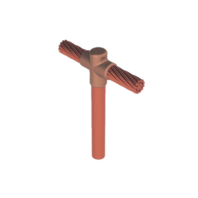 TOTAL GROUND - Molde para soldadura exotermica Tipo T, Tope de varilla 5/8 in. a Cable de Paso 2/0 AWG