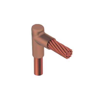 TOTAL GROUND - Molde para Soldadura Exotermica Tipo L, tope varilla 1/2 In a Cable 1/0 Awg
