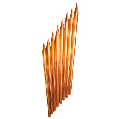 TOTAL GROUND - Varilla de Acero con Recubrimiento de Cobre Diámetro 1/2" de 3m de Largo