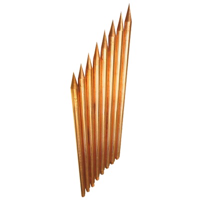 TOTAL GROUND - Varilla de Acero con Recubrimiento de Cobre Diámetro 5/8" de 1.5 m de Largo