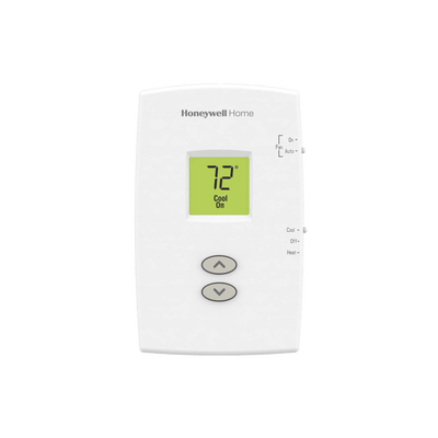 HONEYWELL HOME RESIDEO - Termostato para sistemas de una sola etapa calor y frio, no programable vertical PRO 1000
