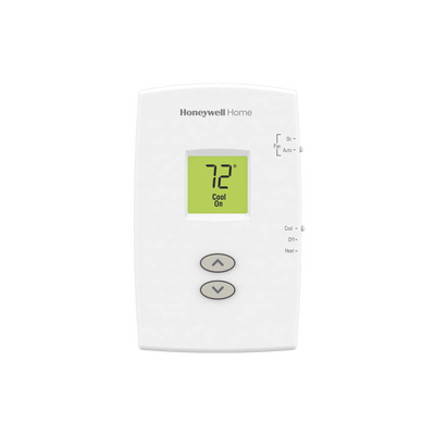HONEYWELL HOME RESIDEO - Termostato para sistemas de una sola etapa calor y frio, no programable vertical PRO 1000