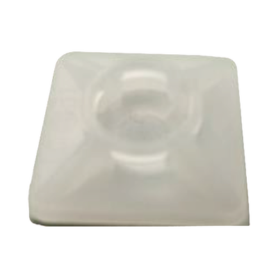 THORSMAN -  Base Autoadherible para Cinchos Práctica y Eficiente para la Organización y Fijación de Cables, Fabricada en Nylon Resistente y de Color Natural con una Medida de 19x19 mm, Paquete con 100 Piezas (4210-00001)