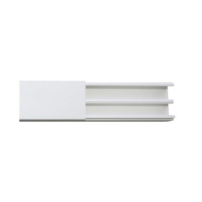 THORSMAN - Canaleta en color blanco de PVC auto extinguible, 35 x 17, tramo de 2.5m (5301-01250)