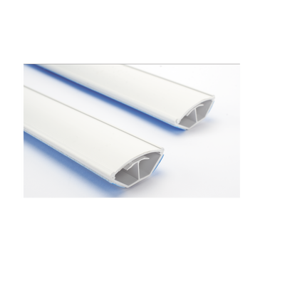THORSMAN - El Kit de Canaleta 90° Con División Ideal Para Organizar y Ocultar cables en esquinas o en instalaciones con ángulos de 90°., Con Cinta Adhesiva Para una Instalación Más Rápida, (5601-01250)