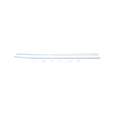 THORSMAN - El Kit de Canaleta 90° Sin División Ideal Para Organizar y Ocultar cables en esquinas o en instalaciones con ángulos de 90°., Con Cinta Adhesiva Para una Instalación Más Rápida, (5601-01260)