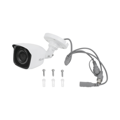 HILOOK BY HIKVISION - Bala TURBOHD 1 Megapixel (720p) / Gran Angular 92 grados / Lente 2.8 mm / CLIMAS EXTREMOS / IR EXIR Inteligente 20 mts / Exterior IP66 / dWDR / TVI-AHD-CVI-CVBS