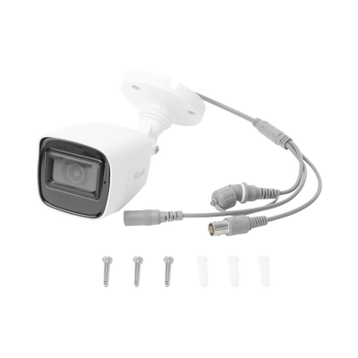 HILOOK BY HIKVISION - Bala TURBOHD 2 Megapíxel (1080p) / Gran Angular 106° / Lente 2.8 mm / Audio por Coaxitron / 30 mts IR EXIR / Exterior IP66 / 4 Tecnologías / dWDR