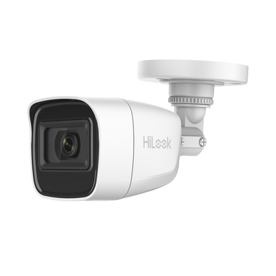 HILOOK BY HIKVISION - Bala TURBOHD 2 Megapíxel (1080p) / Gran Angular 106° / Lente 2.8 mm / Audio por Coaxitron / 30 mts IR EXIR / Exterior IP66 / 4 Tecnologías / dWDR