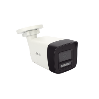 HILOOK BY HIKVISION - [Audio Bidireccional + Dual Light + ColorVu] Bala TURBOHD 2 Megapixel (1080p) / Lente 2.8 mm / 30 mts IR EXIR + 20 mts Luz Blanca / Micrófono y Bocina Integrado / Exterior IP67 / Metal / dWDR
