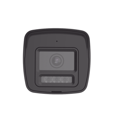 HILOOK BY HIKVISION - [Audio Bidireccional + Dual Light + ColorVu] Bala TURBOHD 2 Megapixel (1080p) / Lente 2.8 mm / 30 mts IR EXIR + 20 mts Luz Blanca / Micrófono y Bocina Integrado / Exterior IP67 / Metal / dWDR