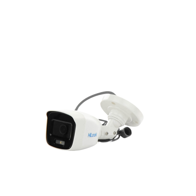 HILOOK BY HIKVISION - [ColorVu] Bala TURBOHD 2 Megapixel (1080p) / Imagen a Color 24/7 / Lente 2.8 mm / Luz Blanca 20 mts / IP66 / Policarbonato / Microfono Integrado